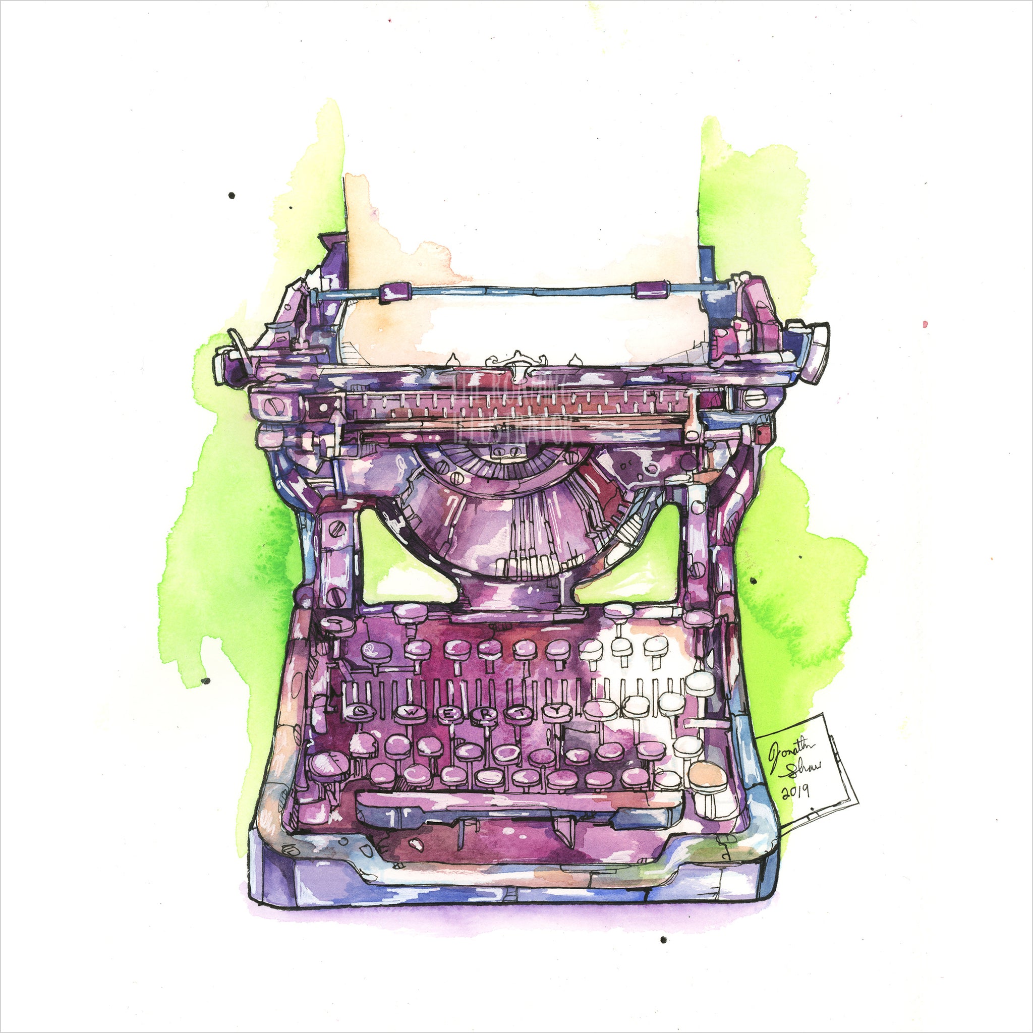 Typewriter – The Roaming Illustrator